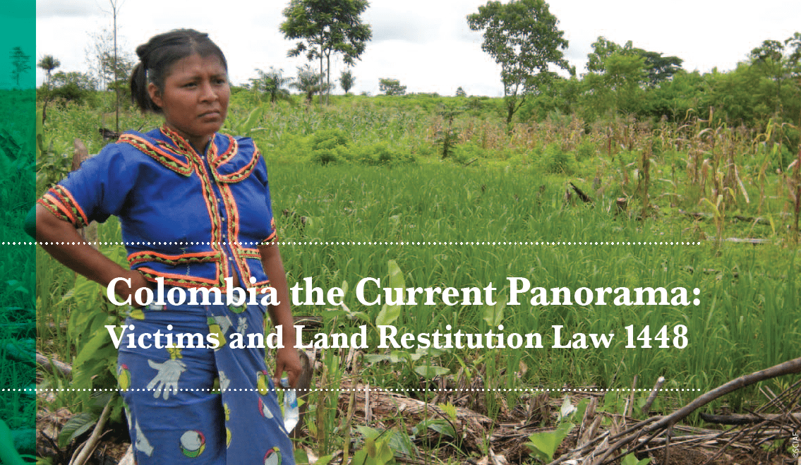 The current panorama Victims and Land restitution