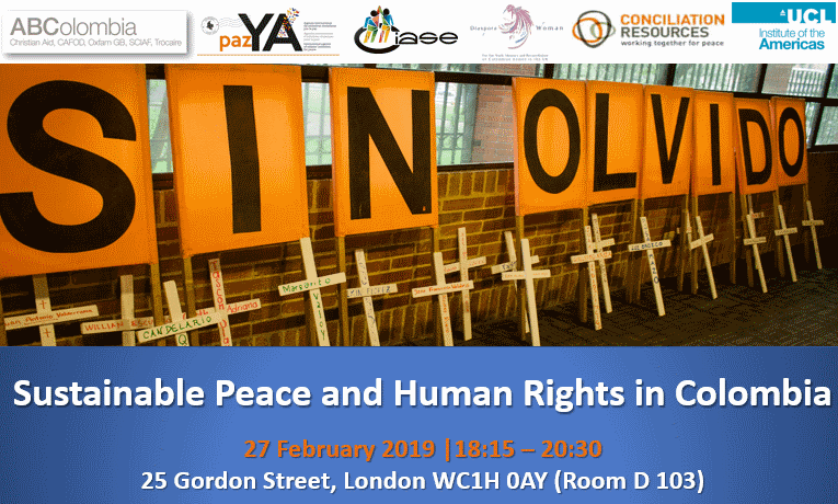 Event: Sustainable Peace and Human Rights in Colombia