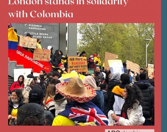 London in solidarity with Colombia