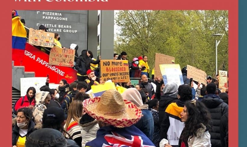 London in solidarity with Colombia