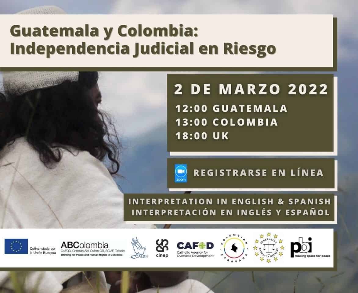 Guatemala-Colombia-Independencia-judicial-en-riesgo-foto-evento-marzo-2022