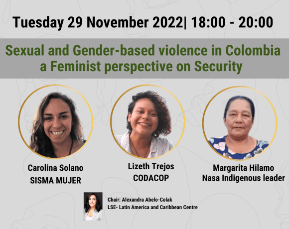 Event: Sexual and Gender-based Violence in Colombia a Feminist Perspective on Security